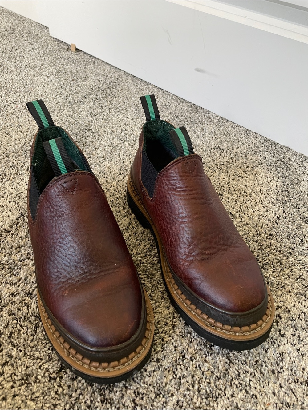 Georgia Boots Romeo Brown Leather Ankle Boots 7.5